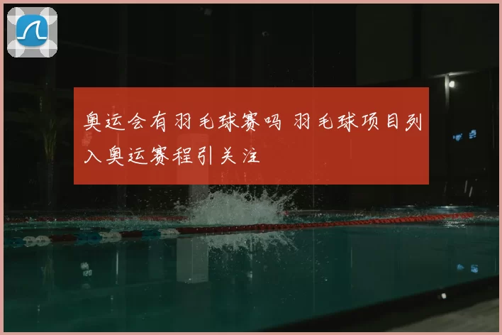 奥运会有羽毛球赛吗 羽毛球项目列入奥运赛程引关注